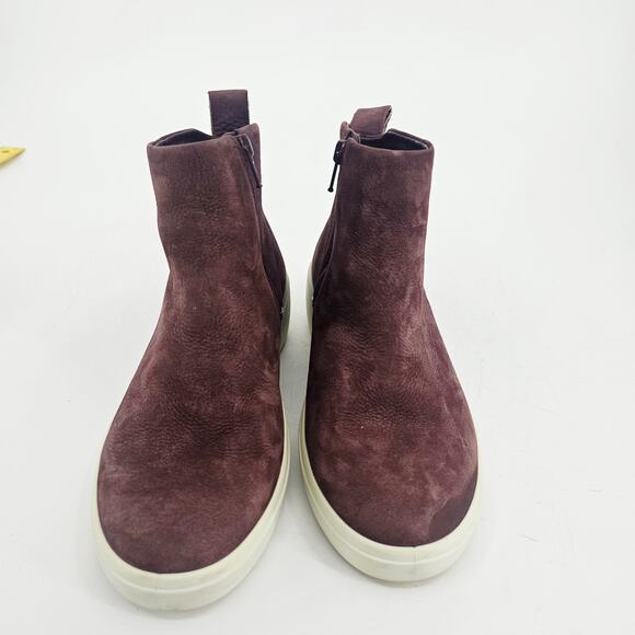 ECCO Women's Soft 7 Wedge City Ankle Boot Bootie Chocolate color EU 37 (US6) - Picture 3 of 11